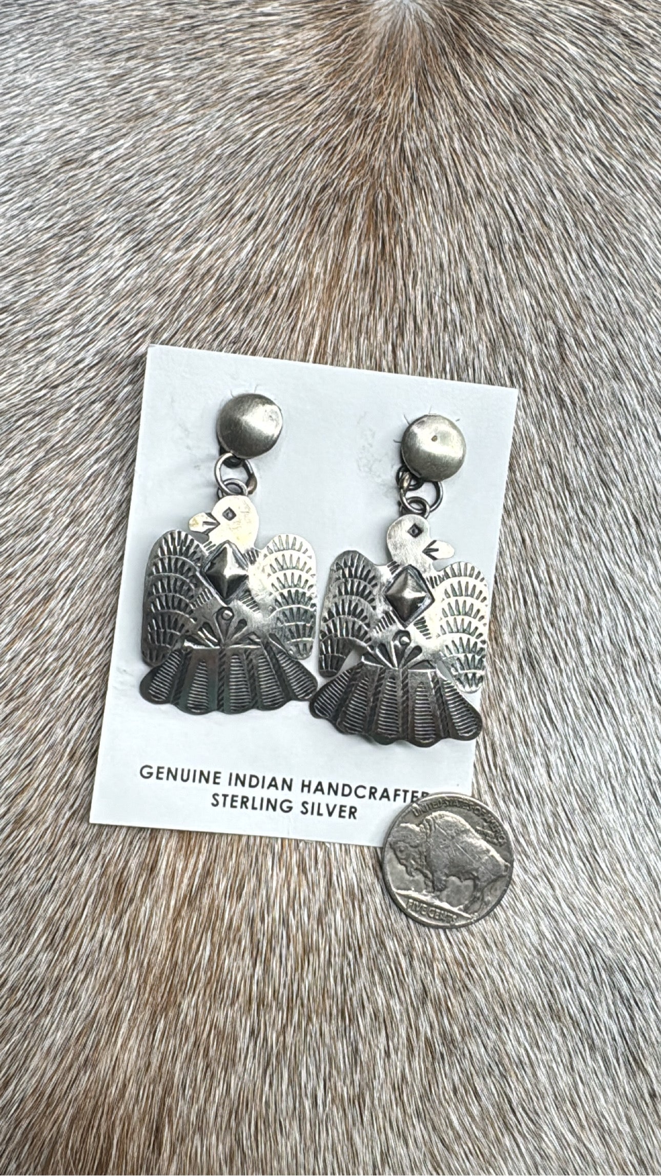 Tim Yazzie Thunderbird Earrings