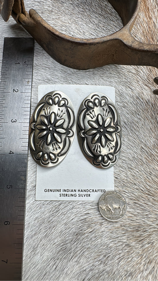 Fancy Concho Earrings