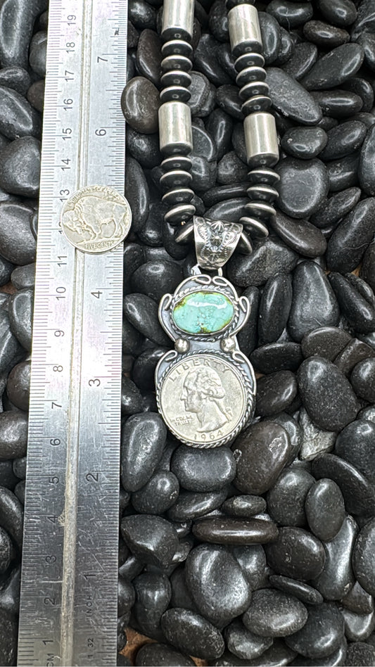 Sonoran Liberty Quarter Pendant