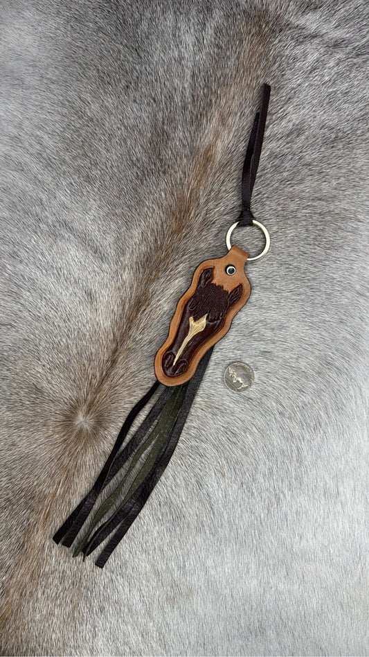 Chestnut Pony Keychain