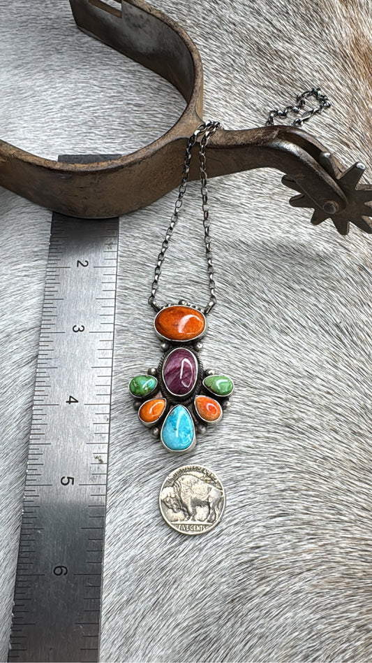 17” Mixed Stone Necklace