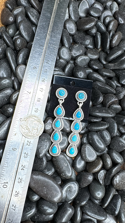 Sterling Silver & Turquoise Earrings