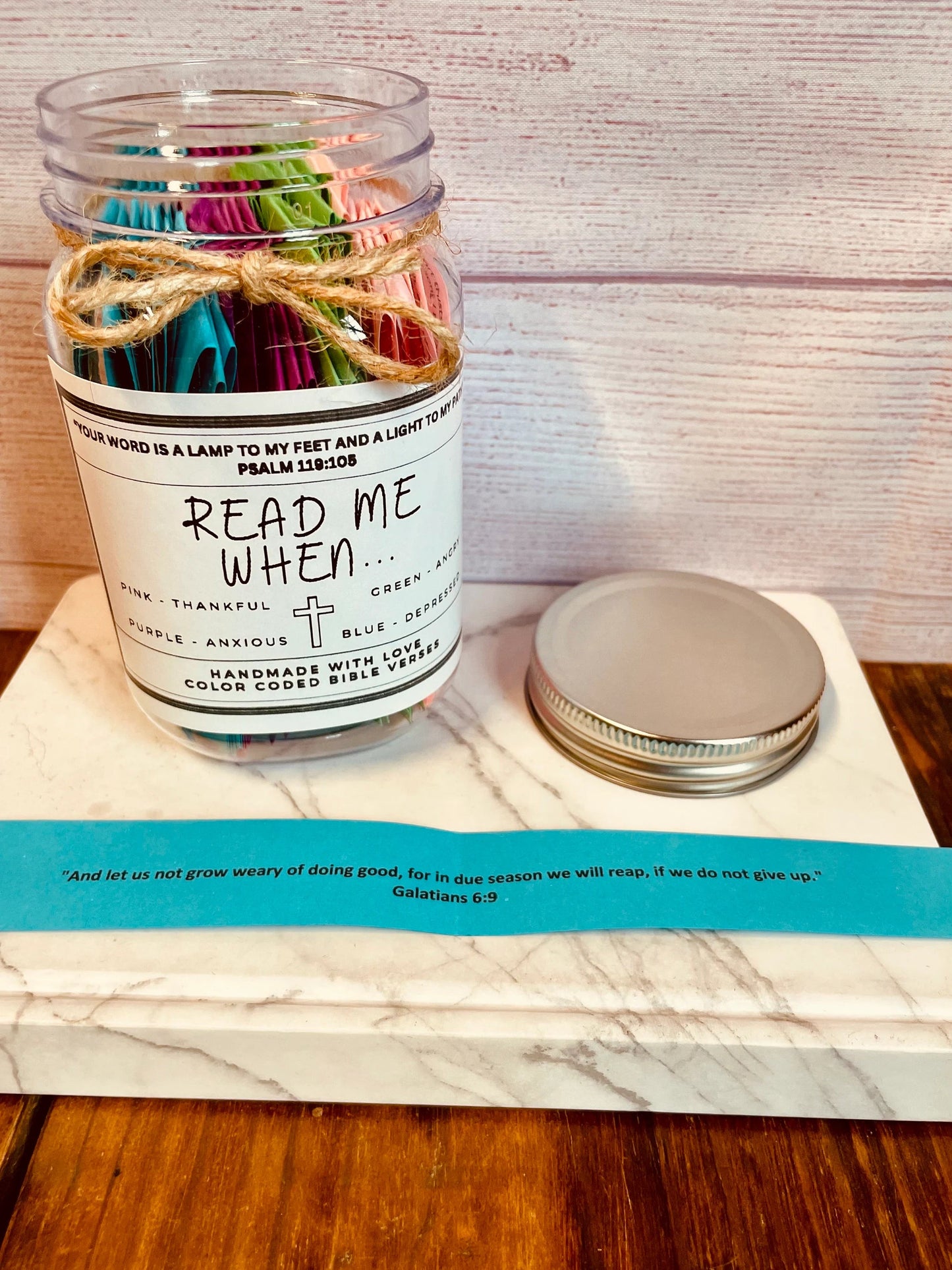 Read Me When Scripture Jar