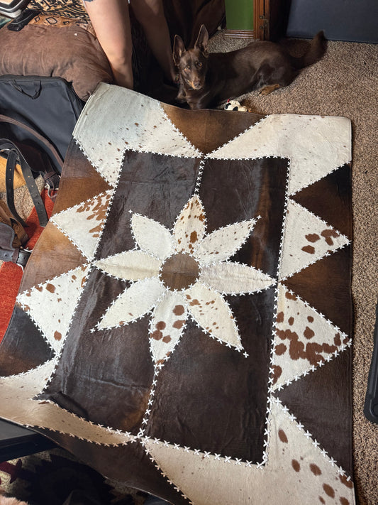 Cowhide Rug- Patchwork