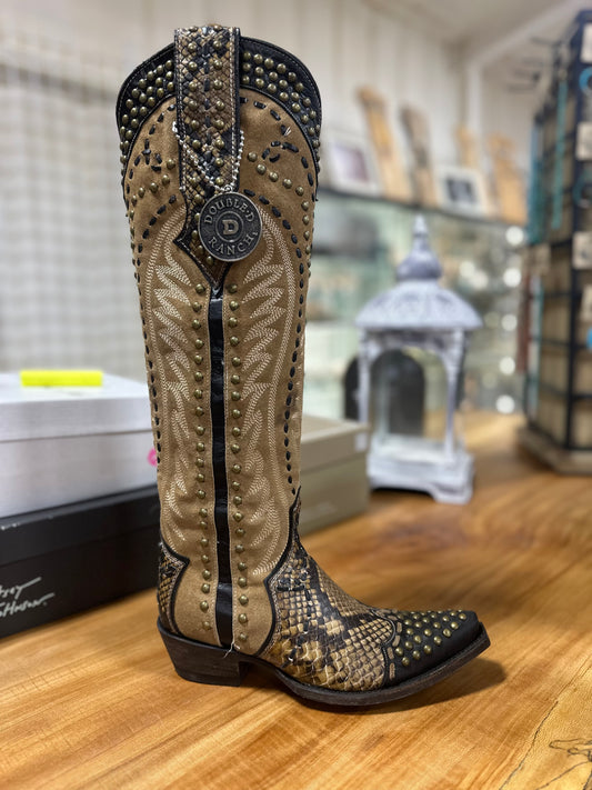 Double D Ranch Snake Charmer Boots Sizes 6, 6.5