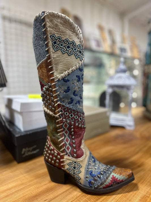 Double D Blowout Blue Boot Sizes 6, 7, 9, 9.5, 10