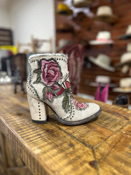 Old Gringo Carla Floral White Boot Sizes 6, 10