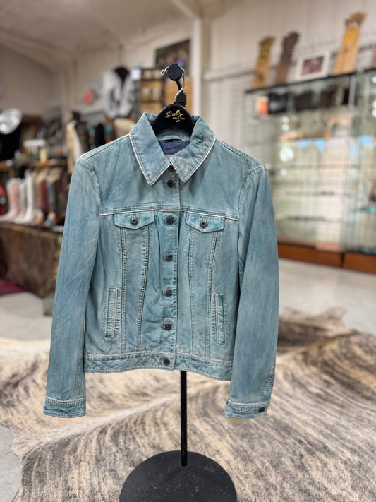 Scully Turquoise Leather Jacket #L1041