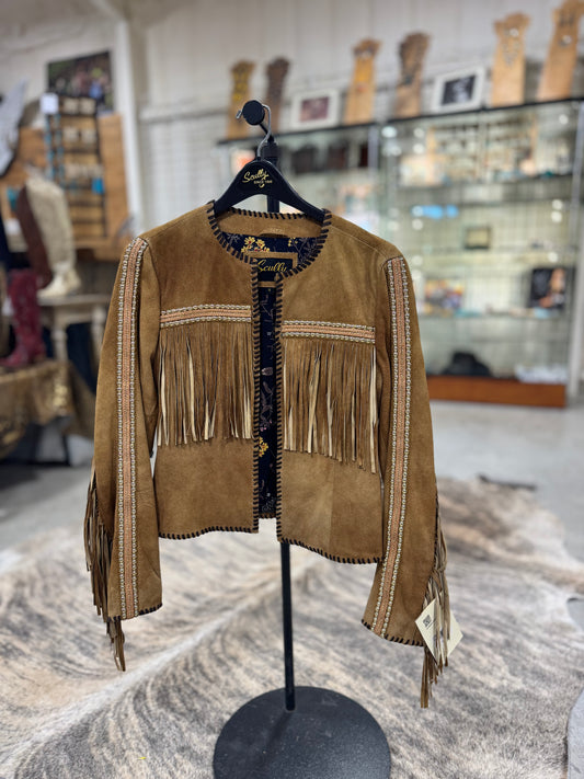 Scully Studded & Fringe Jacket