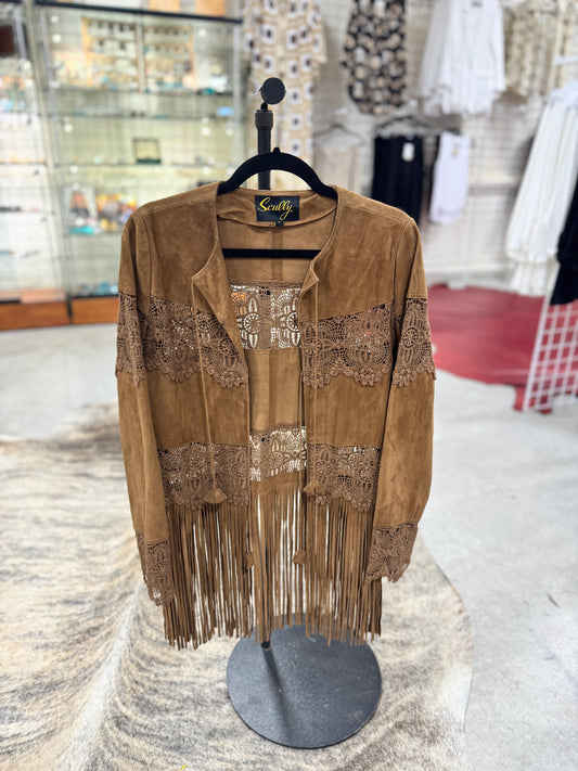 Scully Brown Lace Jacket