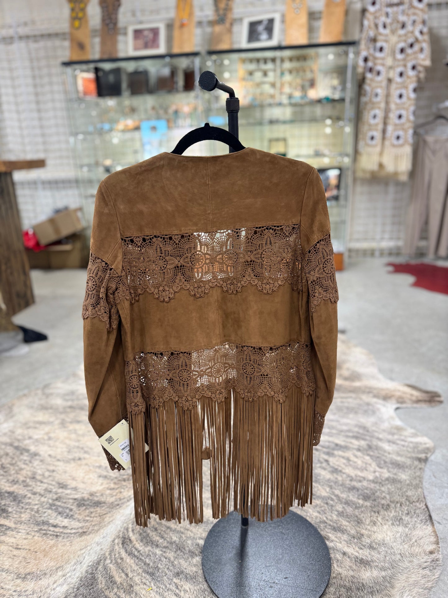 Scully Brown Lace Jacket