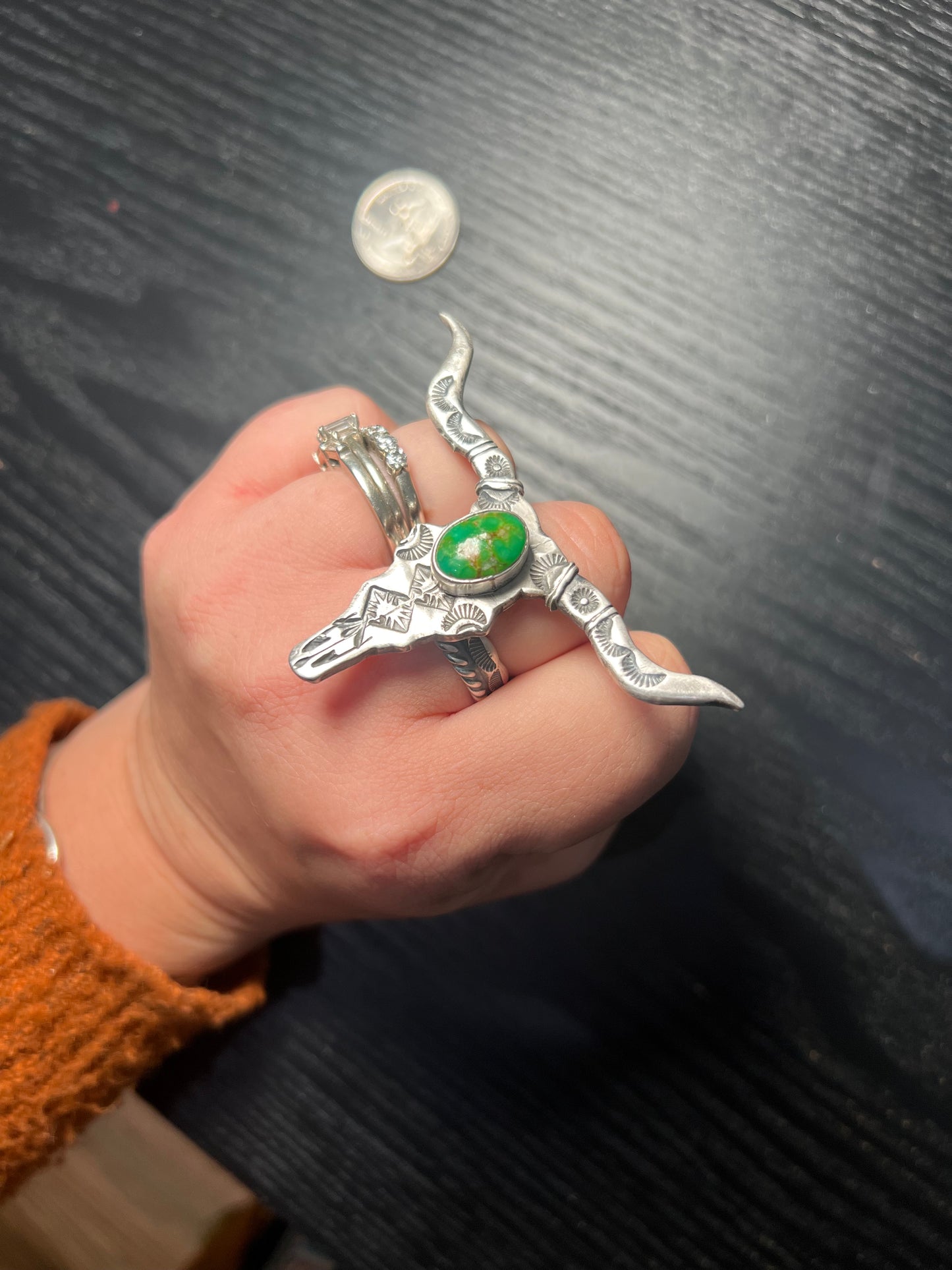 Ring- Adjustable Longhorn