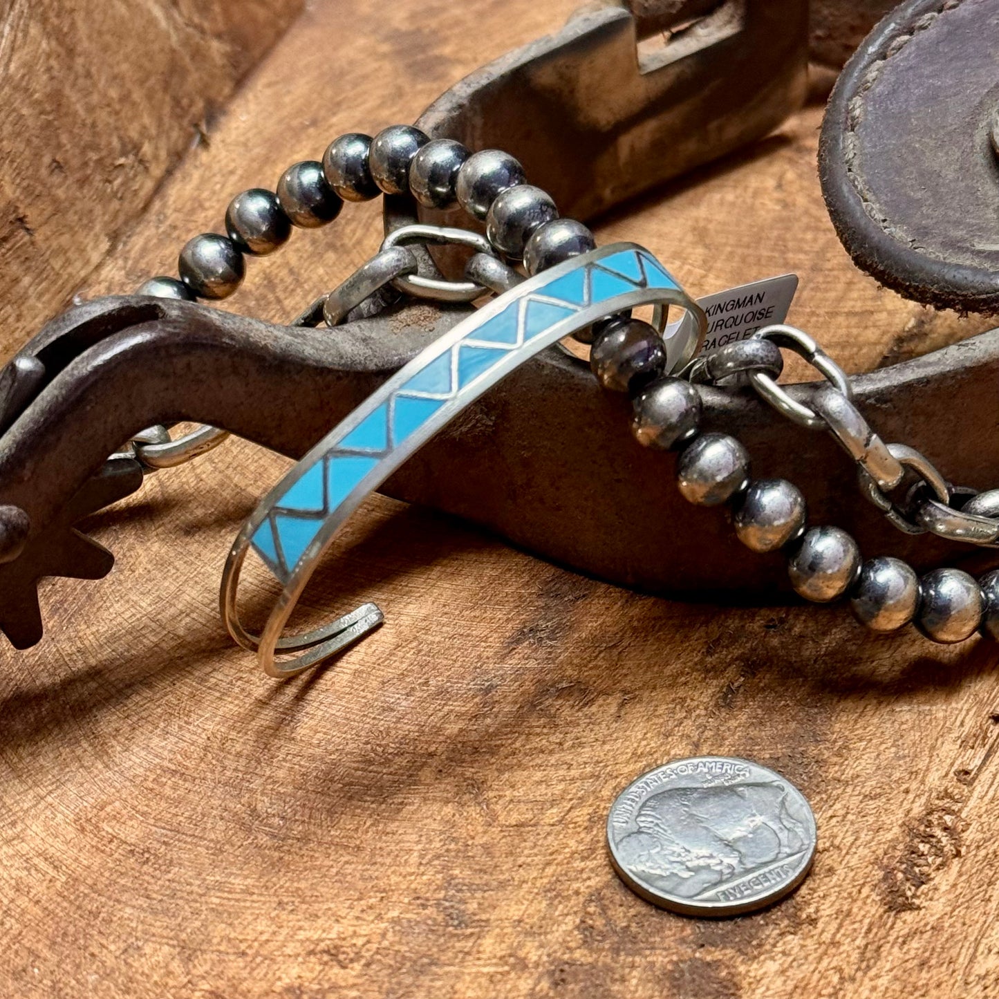 Navajo Roger Morgan Inlay Cuff