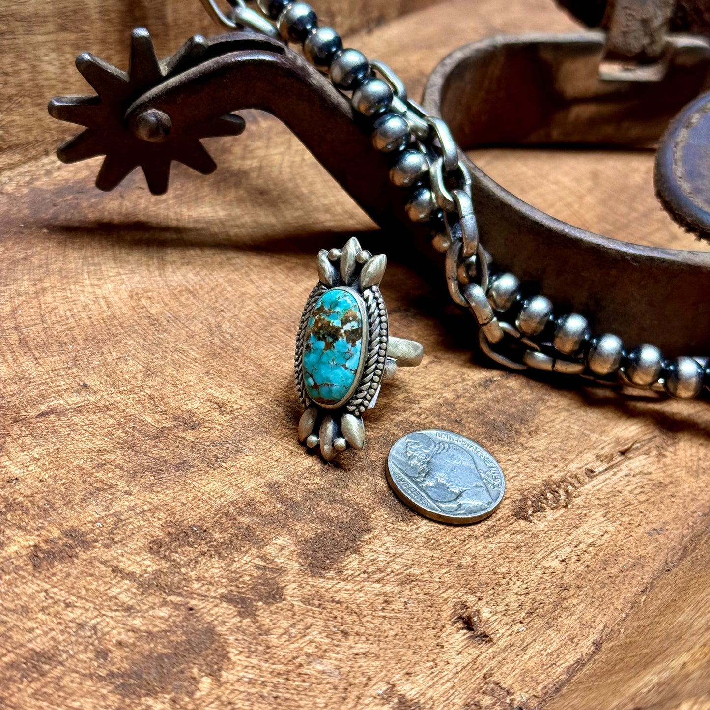 Turquoise Adjustable Ring