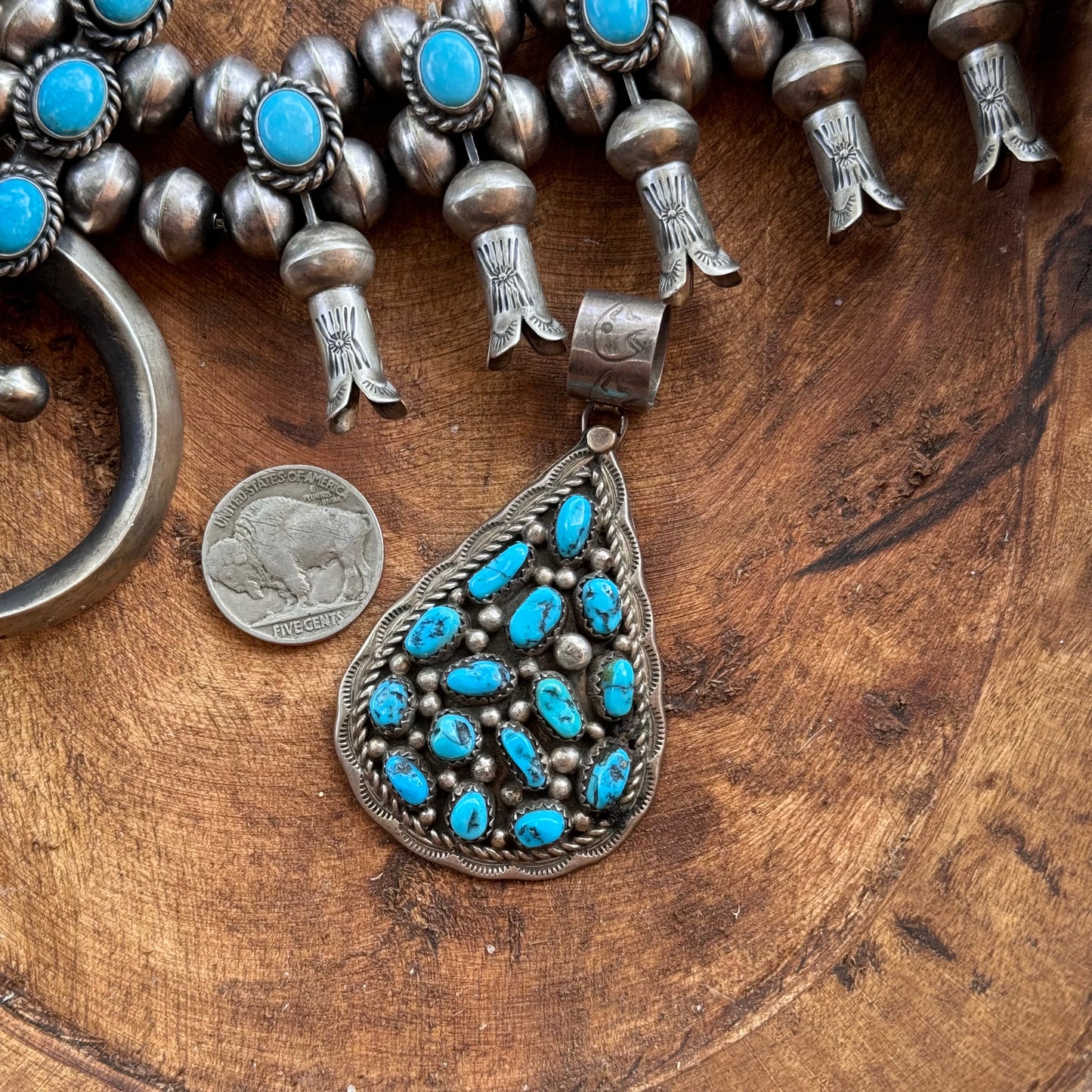 Pendant- Turquoise Cluster